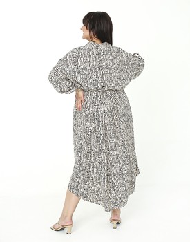 Платье- рубашка "Урбан" с патой беж бамбук